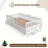 Crazy Pine Letto per bambini con cassetto 100x190 cm - Anteprima dell’immagine prodotto 2