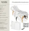 tectake® 3 Zonen Massageliege Breite 70 cm, Polsterung 10 Produktbild-Vorschau 5