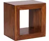 WOHNLING Standregal Massivholz Sheesham 44cm hoch Cube Produktbild-Vorschau 13