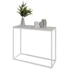 Furneo | Konsolentisch II - 100 cm - Weiß matt - Elegantes Produktbild-Vorschau 1
