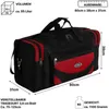 Sporttasche ca.95 L Reisetasche Fitnesstasche ROT (620) Produktbild-Vorschau 2