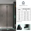 Duschabtrennung Walk in Falttür Dusche 120 x 195cm Faltbar Produktbild-Vorschau 4