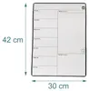 Planer posiłków Relaxdays, wymiary: 42 x 30 cm, Podgląd zdjęcia produktu 4