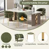 Set di 4 sedie da pranzo Flieks, con gambe inclinate, Anteprima dell’immagine prodotto 3