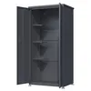 DEGAMO Gartenschrank LÜBECK 90x65x187cm, Stahl verzinkt Produktbild-Vorschau 3