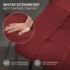 ML-Design jedálenské stoličky set 2 červené, obývacie Náhľad obrázku produktu 4