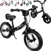 SPIELWERK® Draisienne pour enfants Noir Guidon selle Voir les images du produit 1