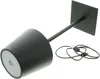 Lampe de table LED "Black" en métal, noir mat, sans fil, Voir les images du produit 3