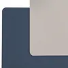 6er Set Platzmatte Kunstleder 45 x 30 cm Navy & Grau Produktbild-Vorschau 3