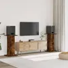 vidaXL Luidsprekerstandaards, 2 stuks, gerookt eikenhout, Productafbeelding-voorbeeld 2