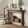 Stolik konsolowy, 105 cm, 2-poziomowy stolik wejściowy, Podgląd zdjęcia produktu 4
