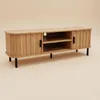 Meuble TV SCAVA, cannelé, 140 x 40 x 46 cm Voir les images du produit 19