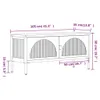 vidaXL Szafka pod telewizor czarna 105x35x50 cm szkło i Podgląd zdjęcia produktu 8