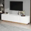 Merax TV-kast, TV-meubel met 4 deuren, modern design met Productafbeelding-voorbeeld 8