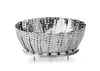 A stainless steel steamer basket on a white background. Produktbild-Vorschau