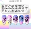 Nagelstempelplatte für Nailart BLUMEN Produktbild-Vorschau 6