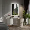 Badspiegel mit LED Beleuchtung - Osaka - 60 cm, 100 cm Produktbild-Vorschau 2