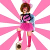 80. léta disco retro tričko cosplay kostým + šperky pro Náhled obrázku produktu 7
