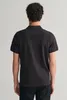 Polo Gant in cotone regular fit nero Anteprima dell’immagine prodotto 3