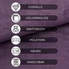 novely® ORMONT - Samtiger Chenille-Stoff - Robuster Produktbild-Vorschau 4