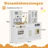 COSTWAY Cucina giocattolo per bambini, set da gioco in Anteprima dell’immagine prodotto 3