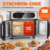 23L Heißluftfritteuse XXL, Mini Backofen 1/2-Zone Garen, Produktbild-Vorschau 6