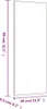 CLORIS Wandspiegel 30x80 cm Glas Rechteckig, 2,76 kg Produktbild-Vorschau 7