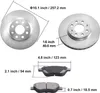 SucceBuy set di freni anteriori per Vauxhall Adam (M13), Anteprima dell’immagine prodotto 8