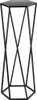 HowHomely Blumenhocker Metall Schwarz 70 cm - Produktbild-Vorschau 1