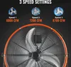 SucceBuy Ventilateur à tambour, 24 pouces Ventilateur de Voir les images du produit 3