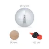 Billes de pétanque Relaxdays, lot de 8 billes en acier avec Voir les images du produit 5