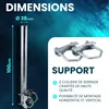 Extralink Support balcon pour antenne satellite 1000 mm, Voir les images du produit 3