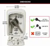 MASTER LOCK 5401EURDCRM, Metal, Szary, Zamek szyfrowy, 83 x Podgląd zdjęcia produktu 18