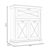 Kommode >Kashmir < in weiß,beige - 123x143,3x48,2cm Produktbild-Vorschau 6