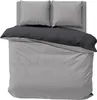 Winter Wendebettwäsche Doubleface Unifarben kuschelig warm Produktbild-Vorschau 1