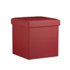 Relaxdays Pouf pieghevole, cubo con vano portaoggetti, Anteprima dell’immagine prodotto 7