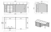 Casetta da giardino in legno - 17.4m2 - 5.79x3m - Anteprima dell’immagine prodotto 3