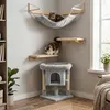 Arbre à gratter Relaxdays, avec cachette, 2 poteaux en Voir les images du produit 5