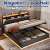 Letto imbottito MODFU 180x200 con contenitore, letto Anteprima dell’immagine prodotto 9