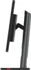Side view of a black computer monitor on a stand. Produktbild-Vorschau