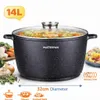 Casserole XXL, grande casserole, lot de 2 pièces, casserole Voir les images du produit 2