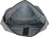 The inside of an open gray backpack is shown. Produktbild-Vorschau
