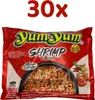 A package of Yum Yum Shrimp flavored instant noodles. Produktbild-Vorschau
