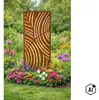 Sichtschutzwand floraworld Wellen 2 Corten 90 x 180 cm rost Produktbild-Vorschau 7