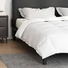 vidaXL Sommerdecke 200 x 200 cm Sommer Feder Weiß Produktbild-Vorschau 5