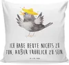 Mr. & Mrs. Panda 40x40 Kissen Rabe Sombrero - Weiß - Produktbild-Vorschau 1
