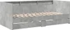 VidaXL 3280842, Rozkládací pohovka, Šedá, Dřevo, 2030 mm, Náhled obrázku produktu 3
