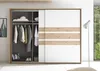 Schwebetürenschrank CATANIA 2-türig Weiß / Artisan Eiche Produktbild-Vorschau 3