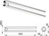 KEUCO EDITION 90 Handtuchhalter, 450 mm Tiefe, 2-armig, Produktbild-Vorschau 3