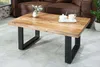 Massiver Couchtisch ARTE 100cm natural Mango-Holz Produktbild-Vorschau 2
